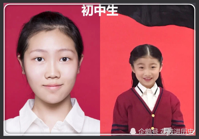 小学生证件照我忍了,中学生证件照我忍了,大学生在下就先抱走了