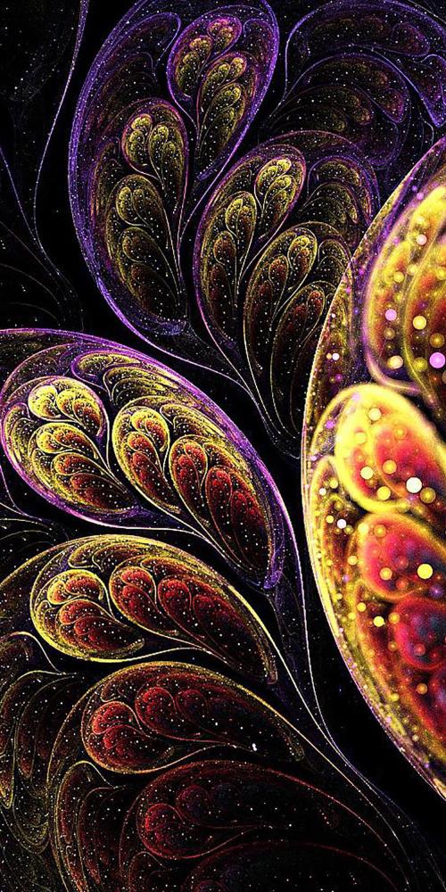 苹果手机最酷炫的屏保壁纸,放上这张壁纸,我就是最靓的手机