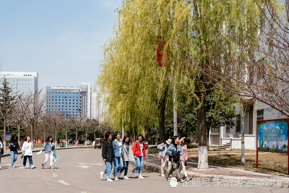 这是一组反映陕西省渭南市临渭区渭南师范学院朝阳校区春色校园的图集