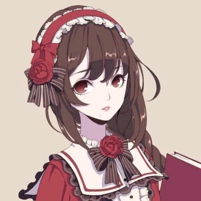 ins·动漫·女生头像:明明我早已百无禁忌,偏偏你是一百零一
