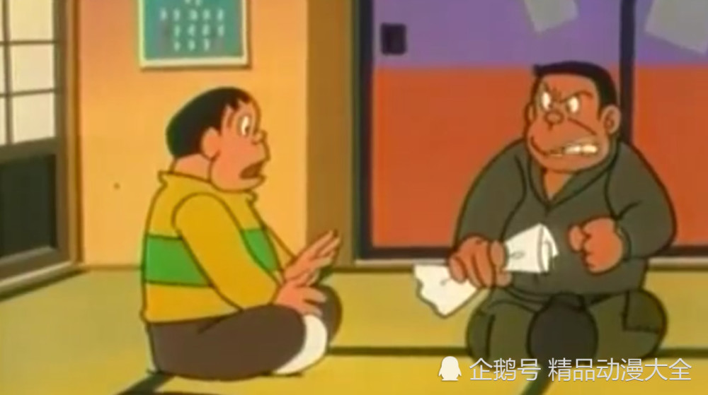 哆啦a梦:还记得胖虎曾经考过一次满分的试卷吗?爸爸识破了一切