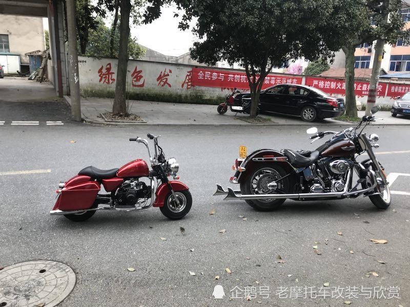 国内高手把小猴子竟然改装成了哈雷?手中有技术啥车都