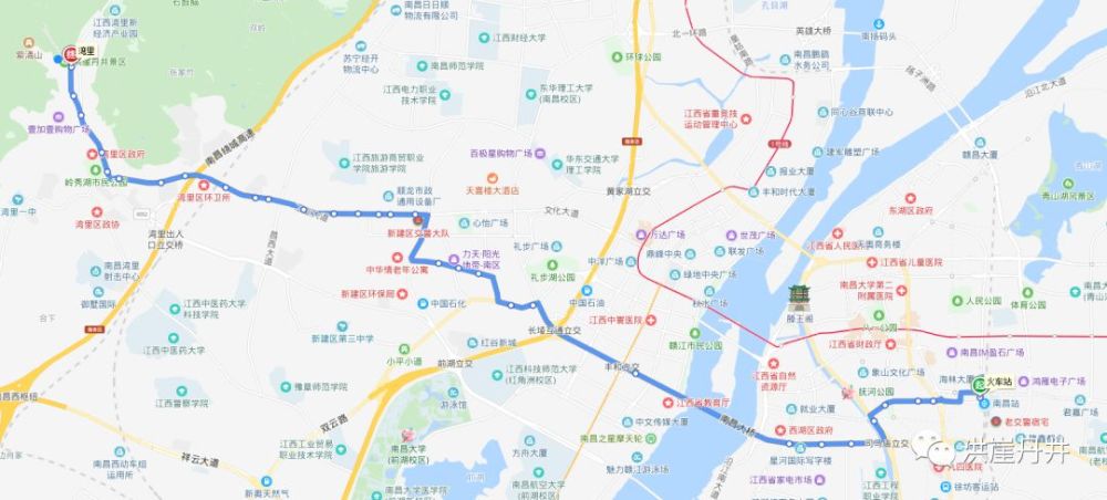 公交车路线可乘坐217路公交(终点站湾里站下车),169路公交(终点站