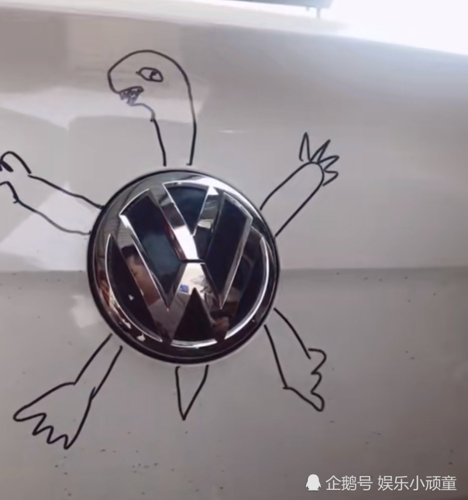 画车标:大神版的养眼,手残党的丑萌,网友:比不过我的天子驾二
