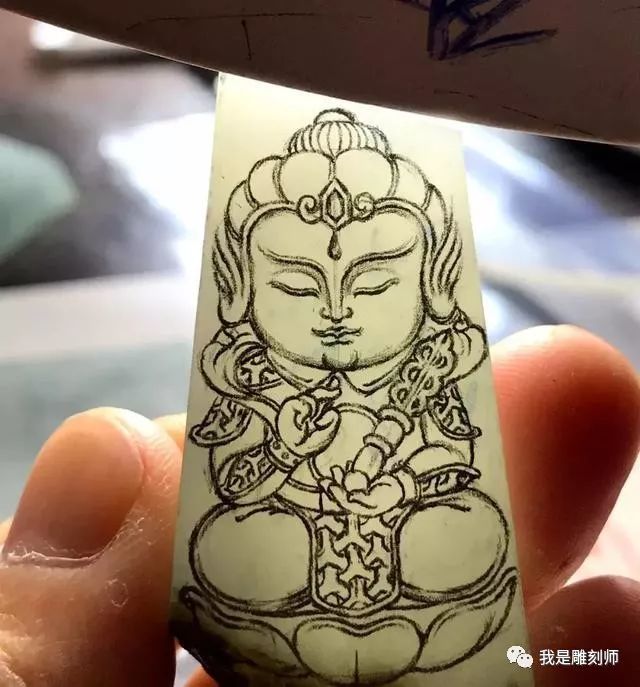 我是雕刻师,难得一见!充满灵感的玉雕手稿