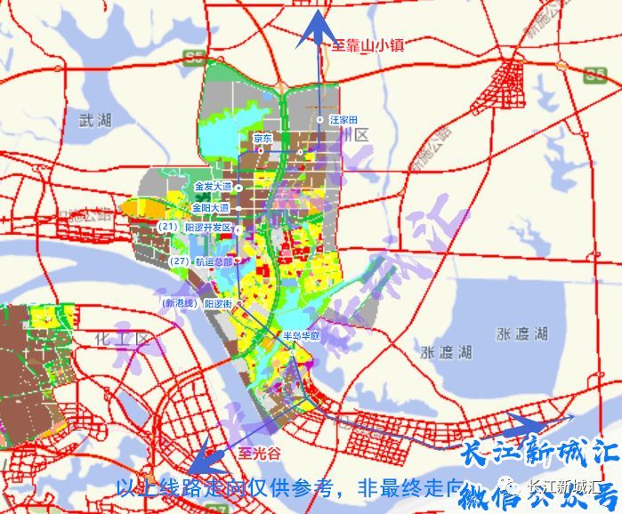 地铁22号线新规划线路将在阳逻线 阳逻开发区站与阳逻线换乘;在 武汉