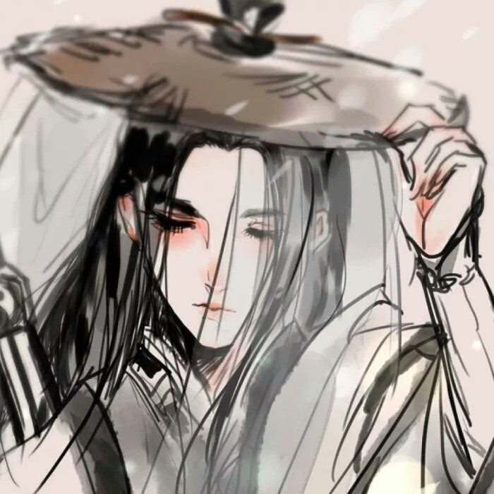 清雅卓然·古风·男生头像:他是白衣少年,朝饮露,暮饮