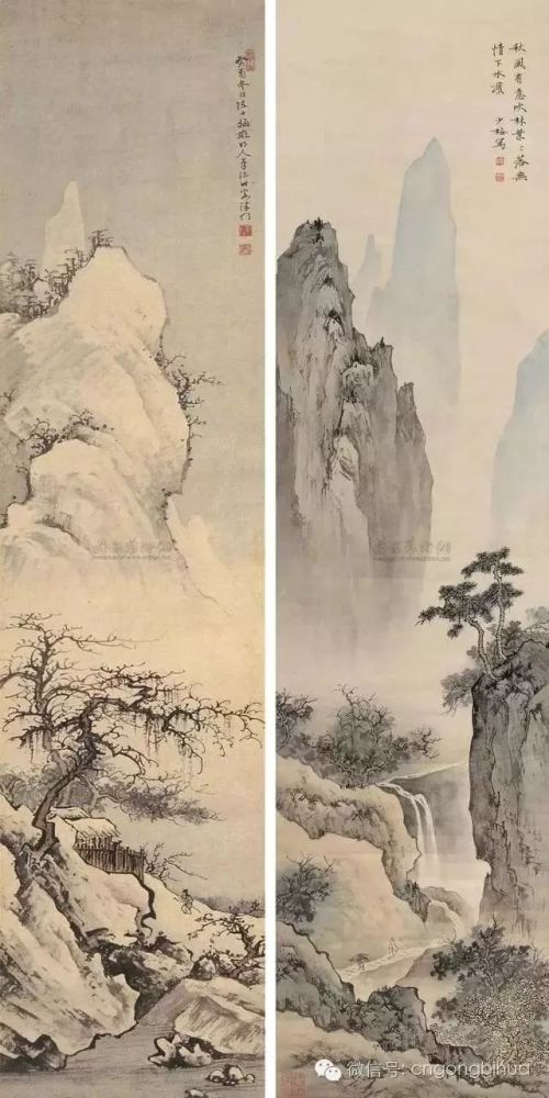 大师陈少梅 山水人物画欣赏