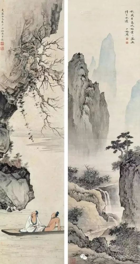 大师陈少梅 山水人物画欣赏