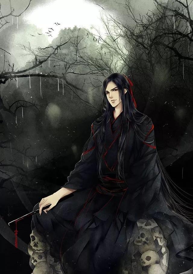 动漫《魔道祖师》高清壁纸,q版蓝忘机还是很会照顾人