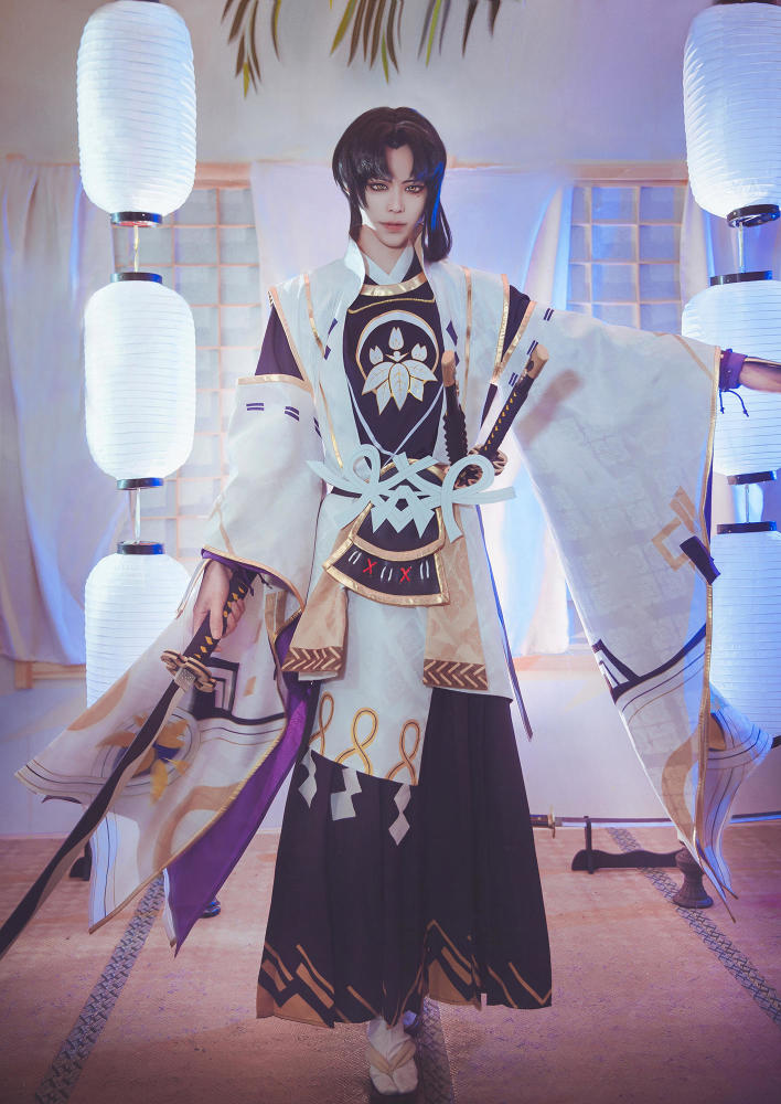 《阴阳师》鬼切cos:这个小哥哥我给99分,多1分怕他骄傲!