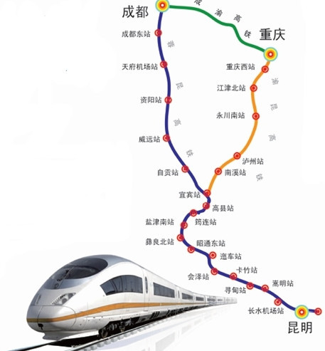 四川正在建设一条新高铁,有望扩建天府国际机场的辐射