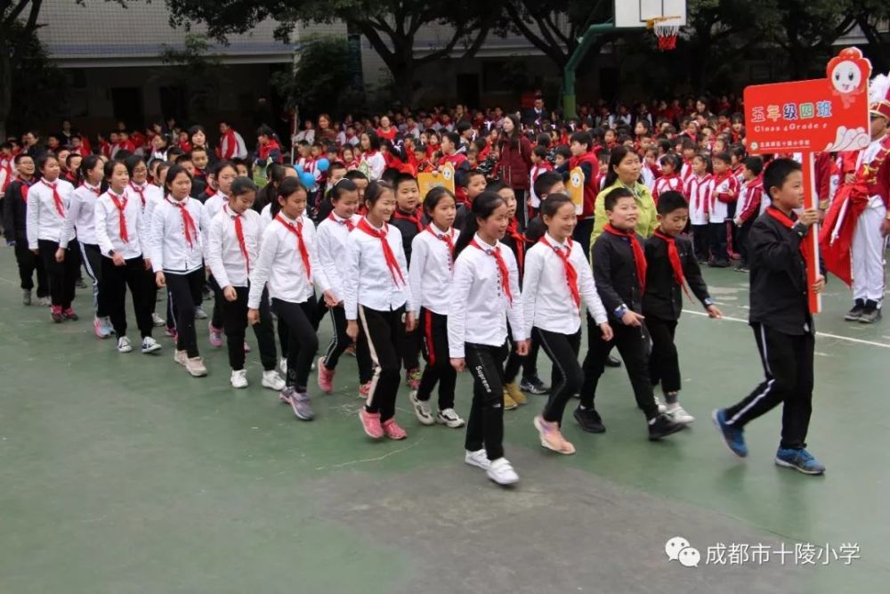 十陵小学:国际范儿!国际范儿!牵手大运会,灵娃向前冲!