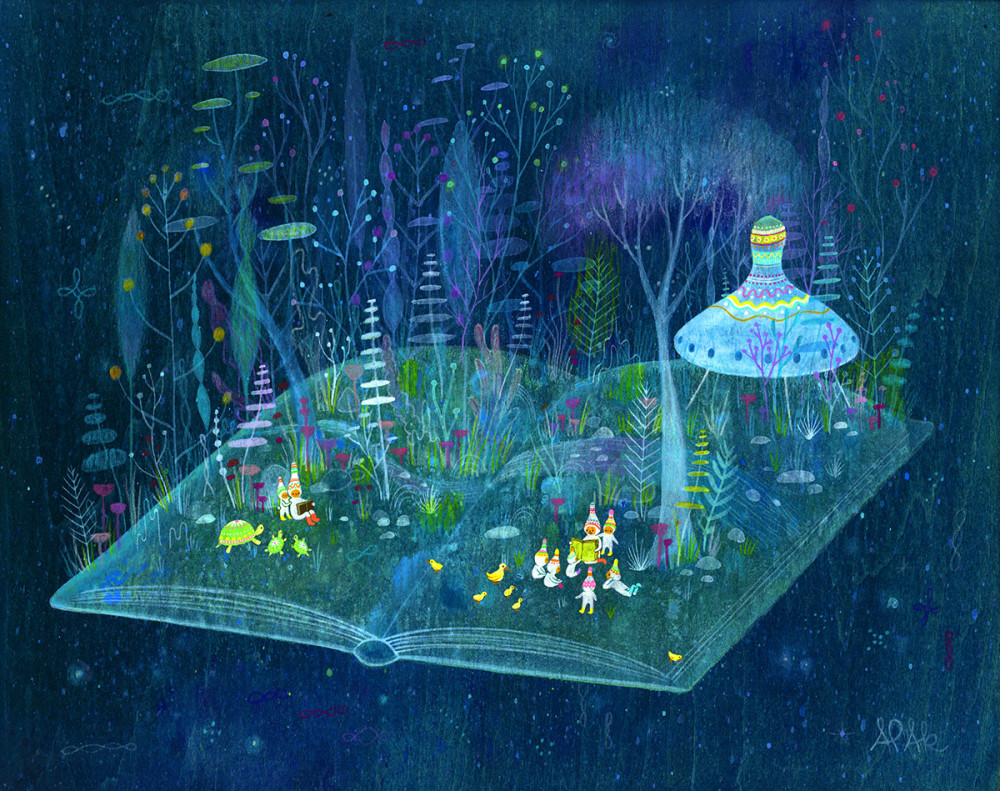 儿童梦幻插画:极富想象力的个人作品欣赏