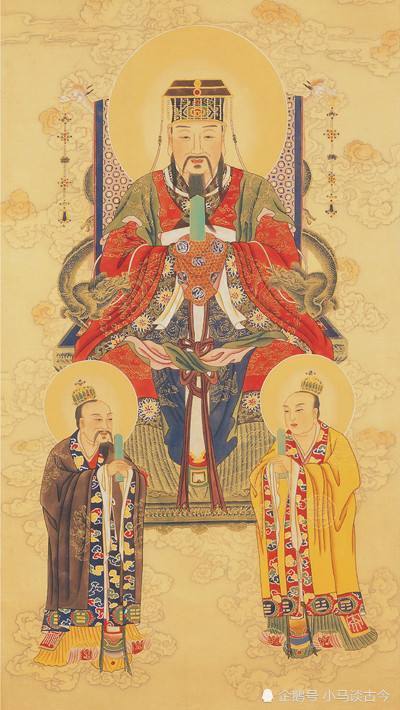 道教全神图,正统道教神仙体系及其排行,福生无量,见者