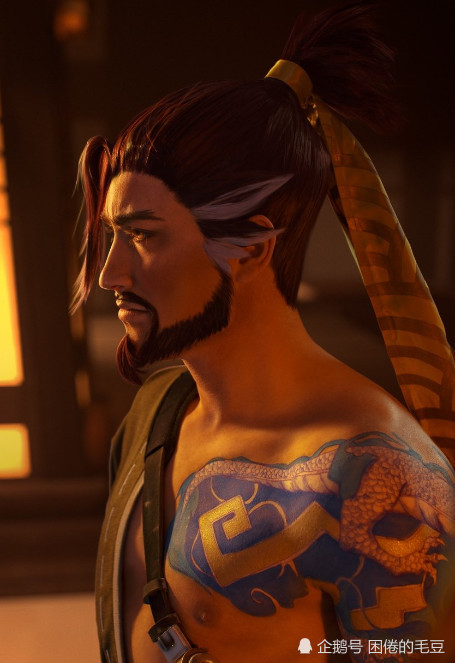 《守望先锋》:小哥哥经典cos半藏,神还原实在是太像了