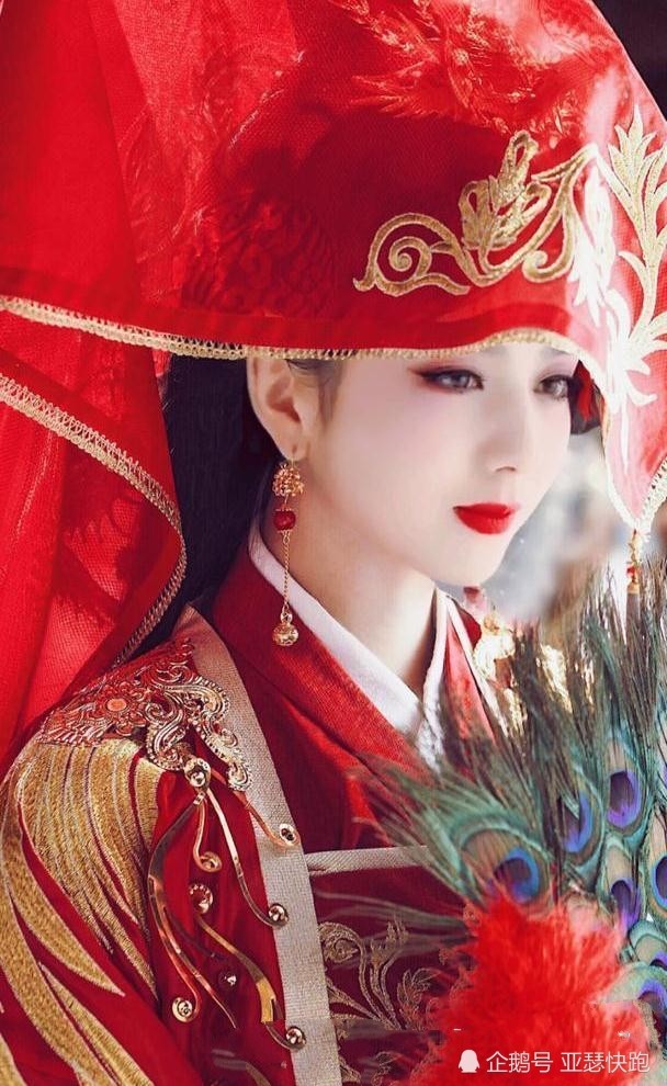 十二星座女古装红衣,水瓶座霸气,双鱼座温柔