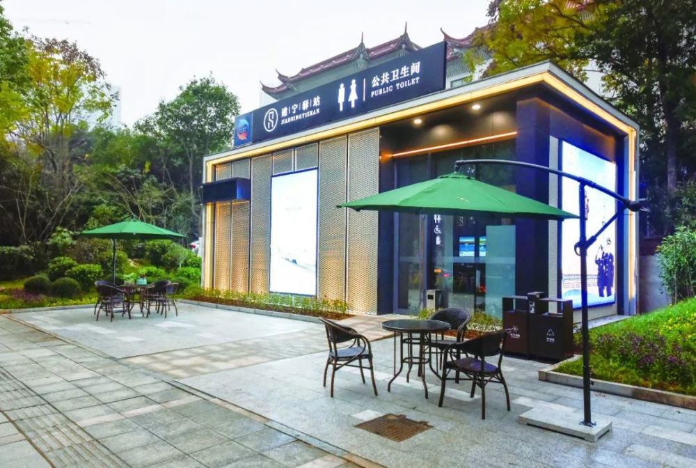 天台路上,一处开放的"建宁驿站".