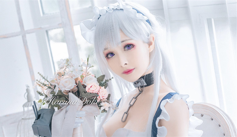 碧蓝航线贝尔法斯特cosplay,女仆长的气质完全还原了!