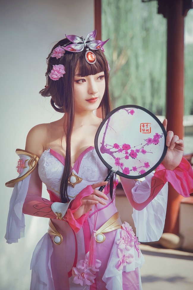cos王者荣耀 甄姬,cos王者荣耀瑶绿茶 王者荣耀甄姬cosplay