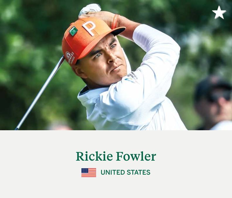 美国选手里奇-福勒(rickie fowler)