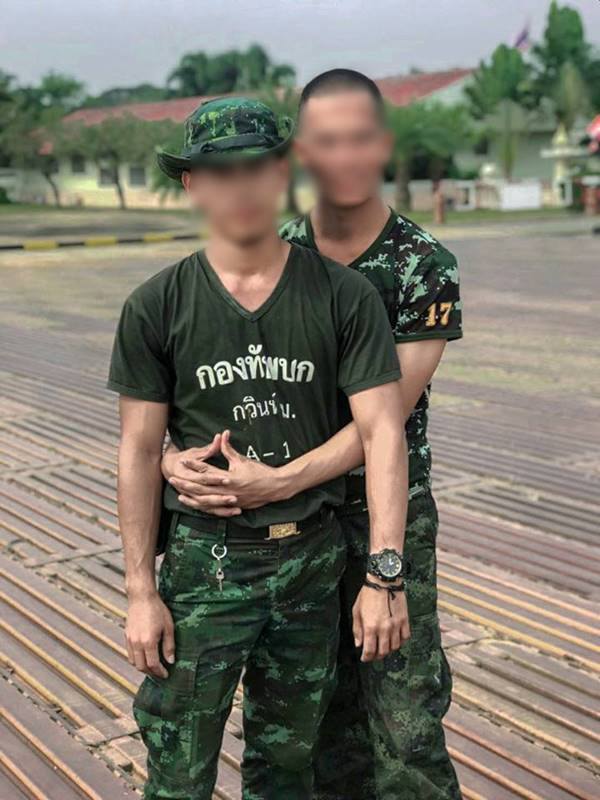 泰国小伙曾因抽中服兵役的签而伤心,没想到在部队中找到了真爱