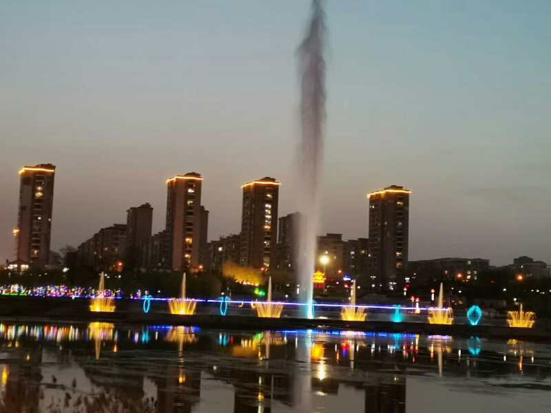 石家庄平山县的夜景真心不错!