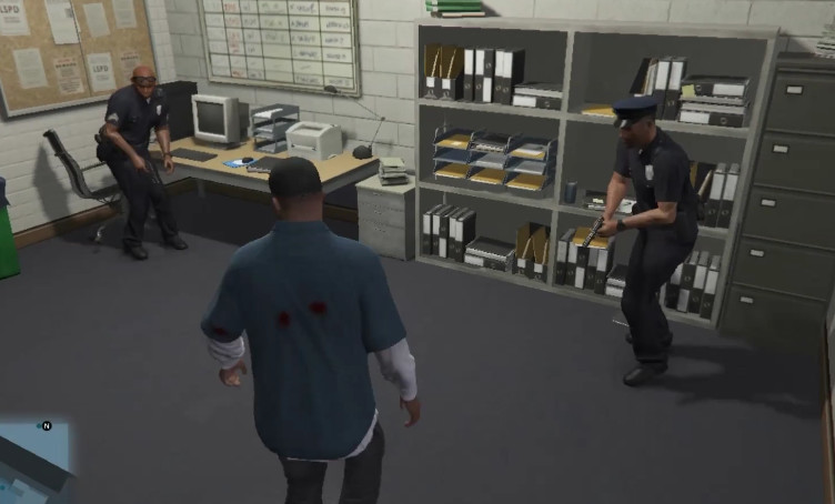 Gta5 中的警察局是不是出警的地方 R星这次没得洗了吧 看点快报