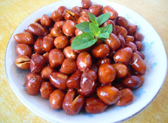 花生米,上手,油炸花生米,蒸鱼,鱼肉