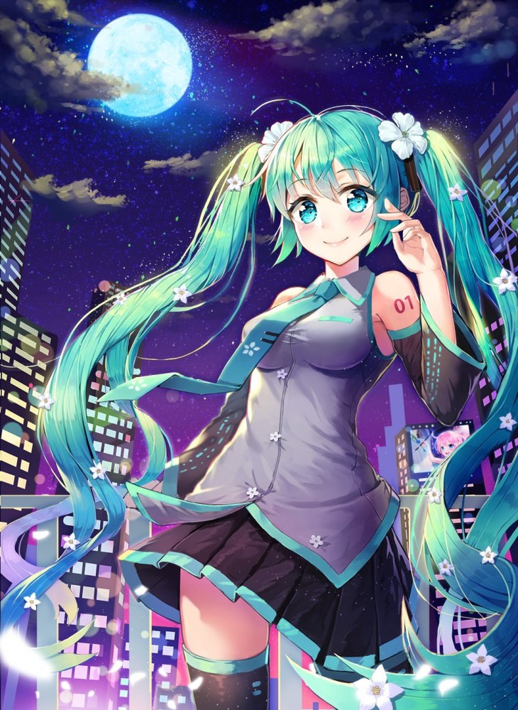 初音未来手机壁纸:你说过的承诺,最后都变成了海市蜃楼