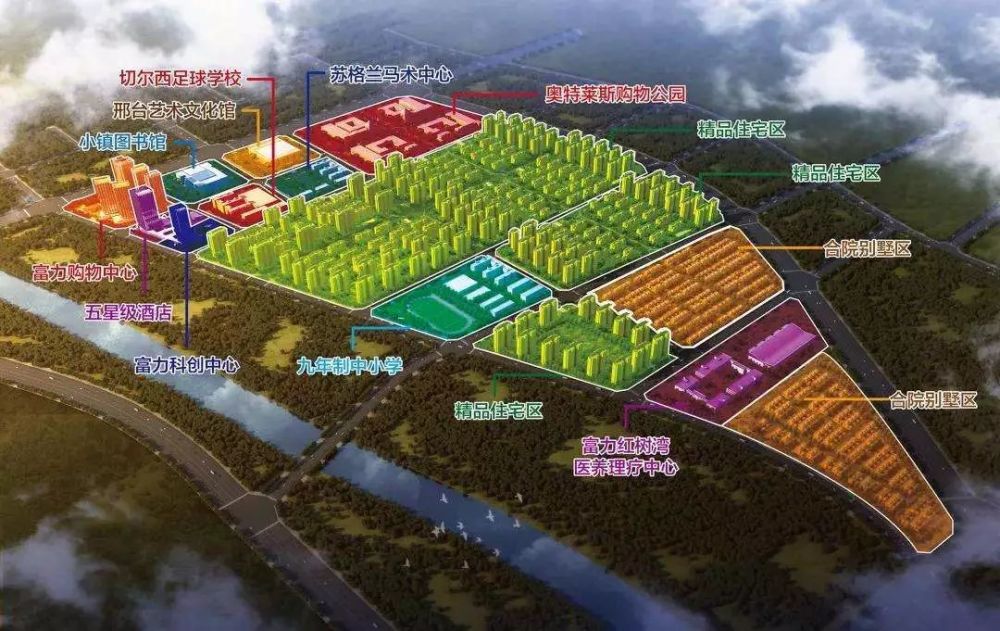 富力小镇片区   富力国际生态小镇项目选址邢台市桥西区生态文化