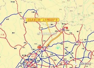 g5京昆高速广元至绵阳段扩容工程工可推荐路线基本情况