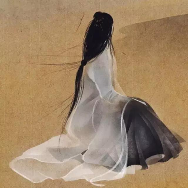 当月光洒在溪水上,那时我在想你!唯美古风女神头像送上!