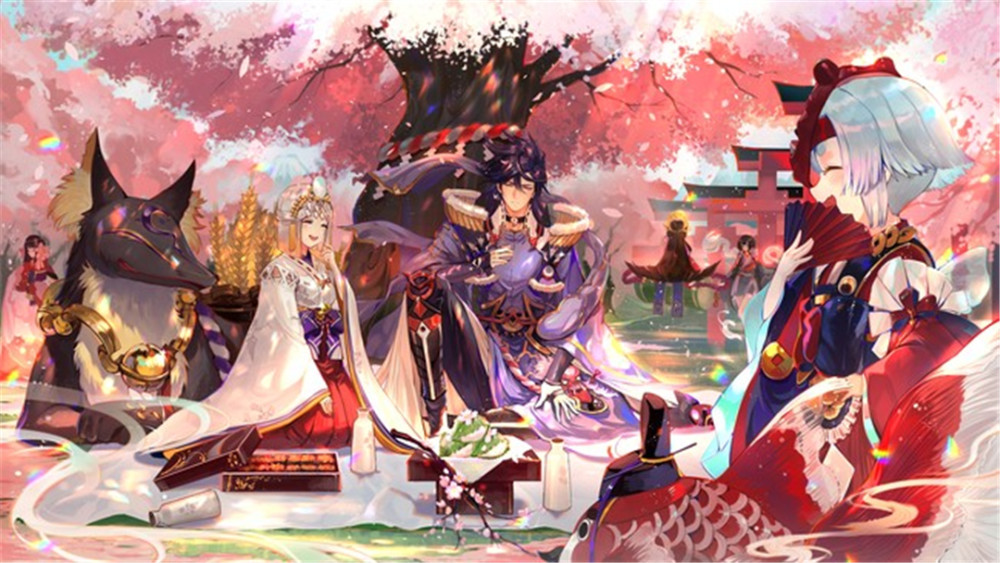 阴阳师高清插画壁纸系列:回忆是一座桥,却是通往寂寞的牢