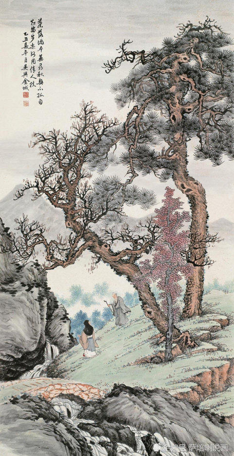 笔墨严谨,师法宋元,清末民初国画大家金城山水画作品欣赏