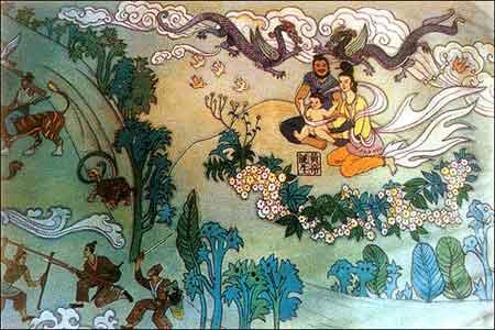 中国古代神话考四-中国神话世系谱