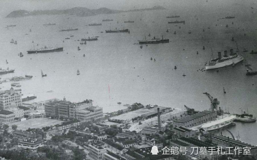 民国时期香港老照片:香港大酒店堪比现代,维多利亚港车水马龙