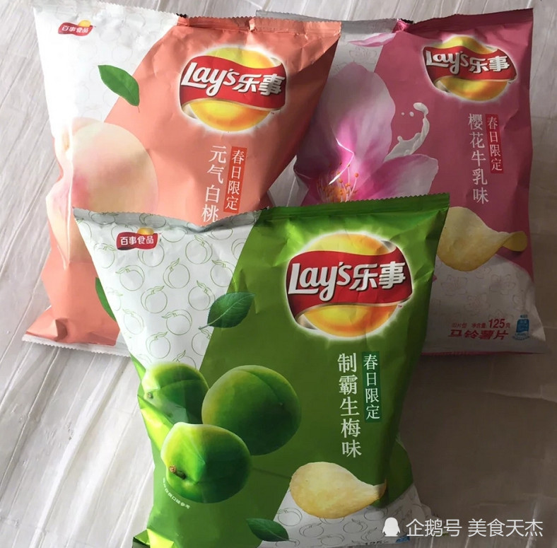 乐事薯片继樱花味后,再次推出新口味,沾上酱料吃出了糖果的味道