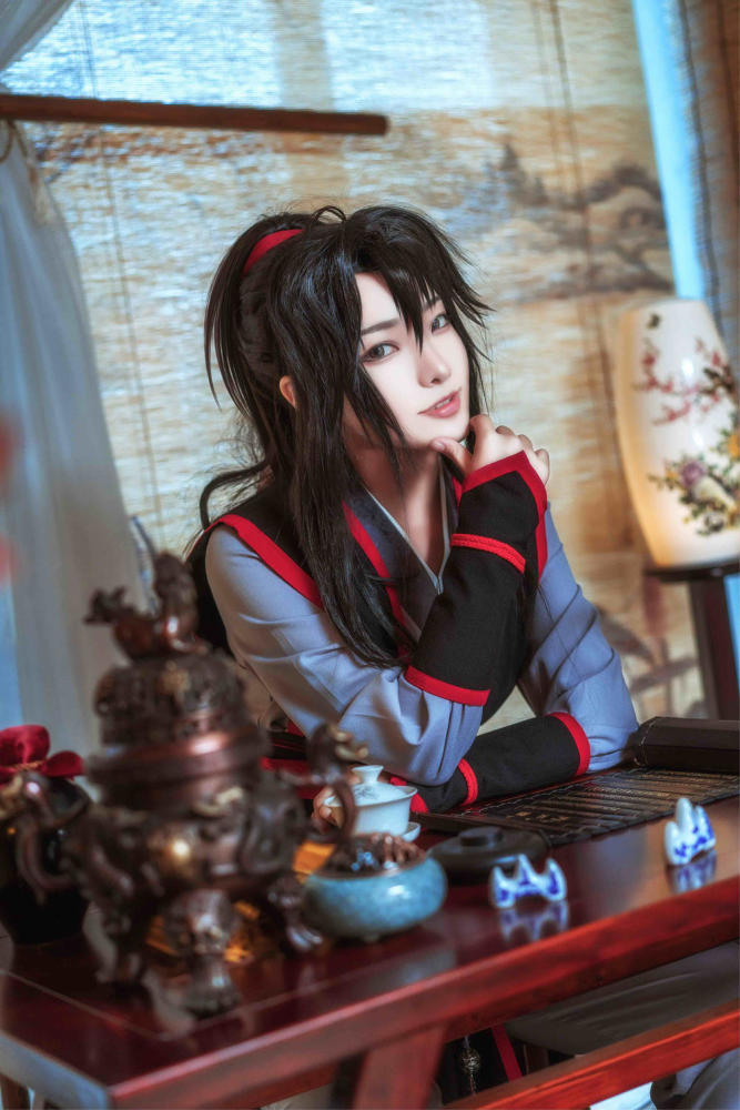 魔道祖师·魏无羡cos:敲可爱的小正太,蓝湛快来带走!