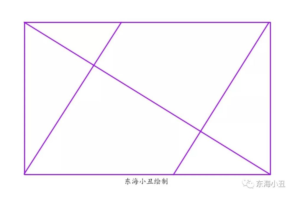 点就是黄金分割线构图,往右下一点就是黄金螺旋线和黄金三角形构图了