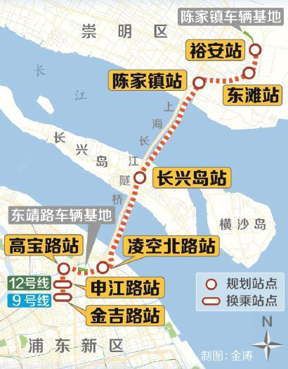 备受关注的上海市轨道交通崇明线选线专项规划昨起公示,计划今年开工