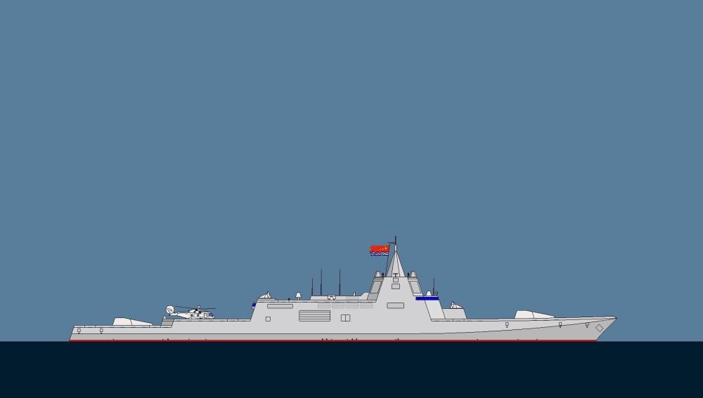 未来我海军055b新型大驱展望:或装海基反导和电磁炮