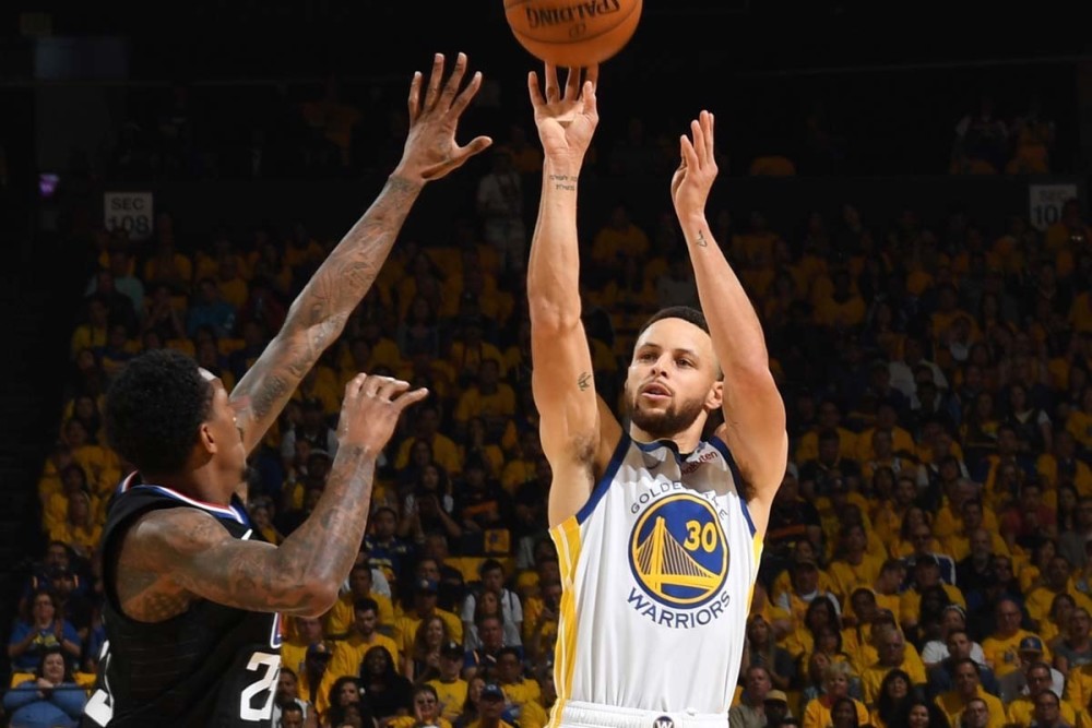 季后赛:勇士VS快船 图集