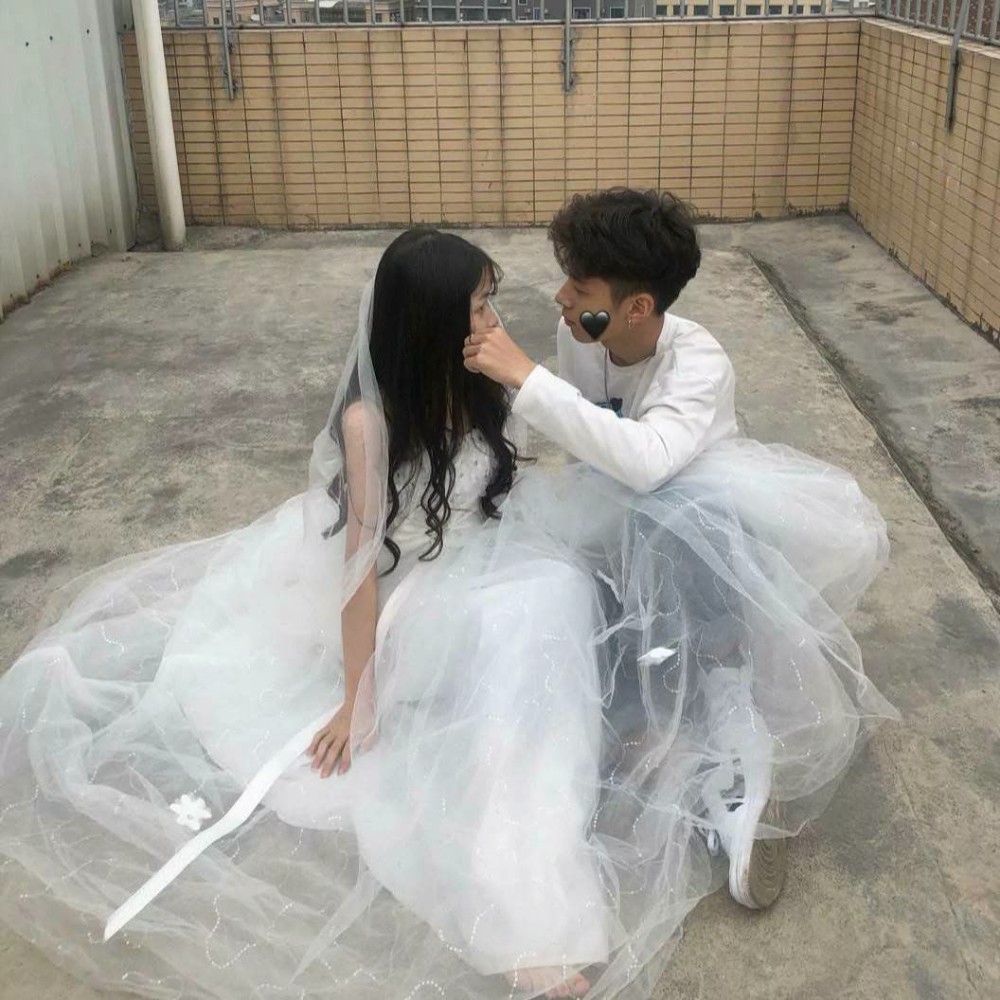看吧,情头,情侣头像,婚纱情头
