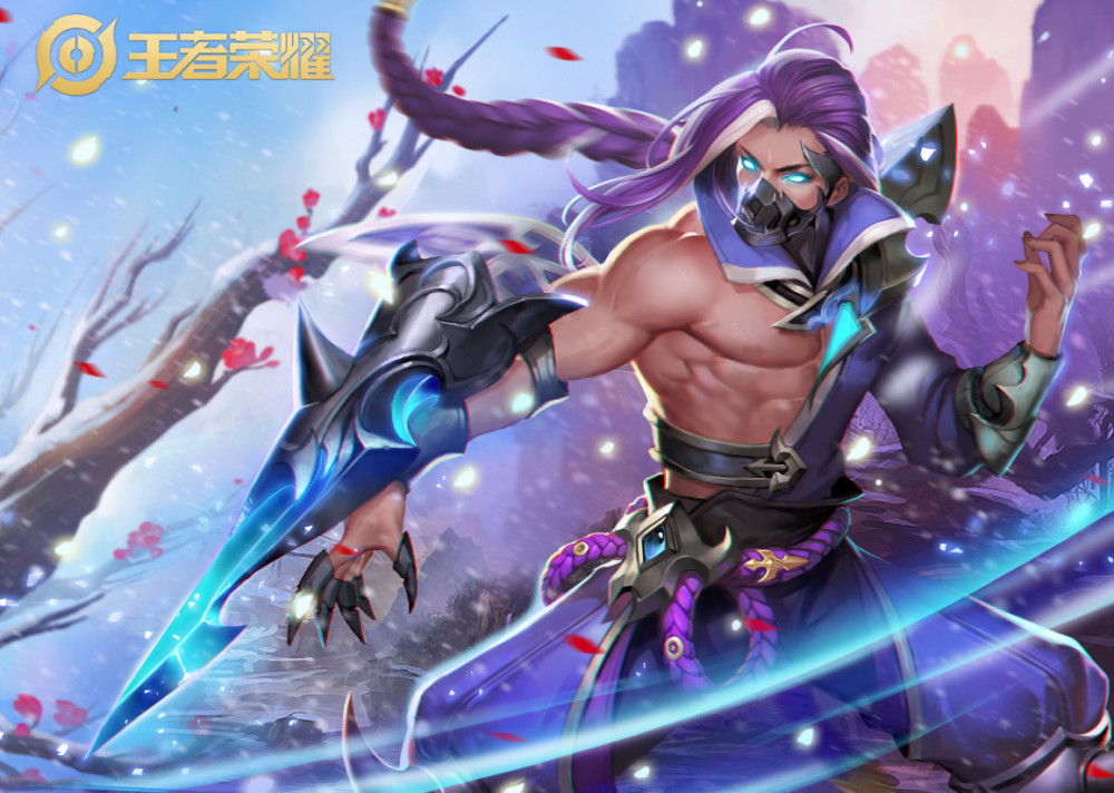 王者荣耀:峡谷当中腹肌块数代言人,最高有9块,李白都羡慕了