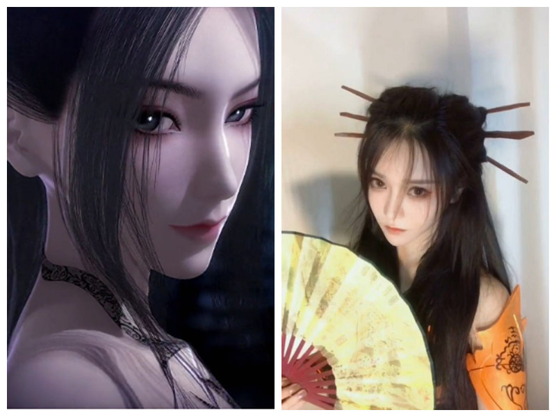00后美女cos焰灵姬被嘲?看到造型一瞬间,网友:这身材跪服