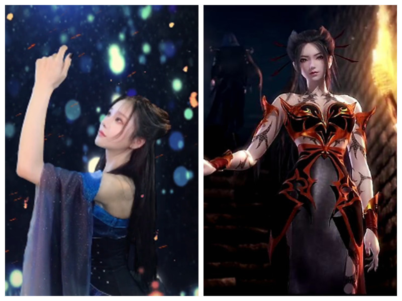 00后美女cos焰灵姬被嘲?看到造型一瞬间,网友:这身材跪服