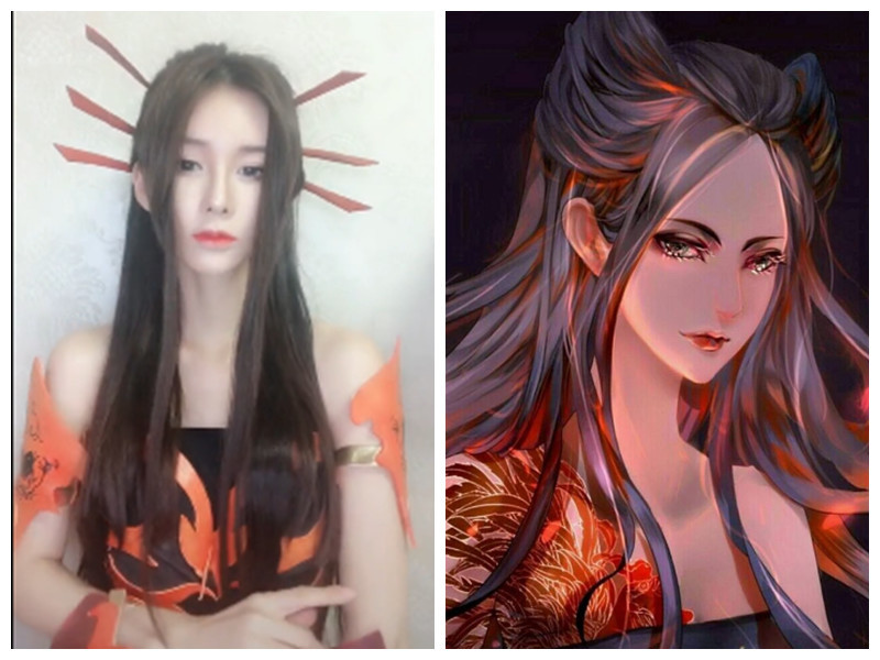 00后美女cos焰灵姬被嘲?看到造型一瞬间,网友:这身材跪服