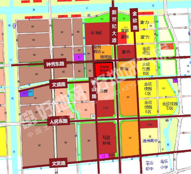 2019年南通通州城区拟出让12宗地块,总占地面积1047亩