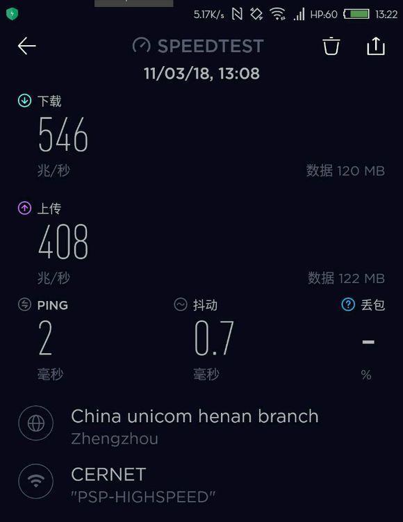 国内5g真实网速测试结果